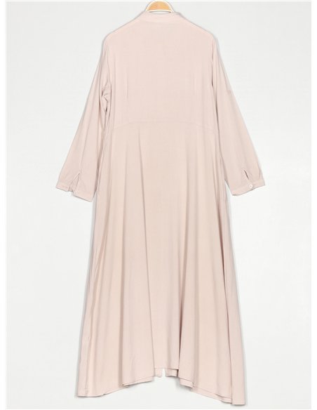 Vestido camisero maxi