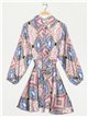 Vestido camisero estampado