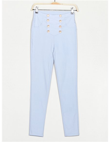 Pantalón superskinny tiro alto