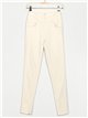 Pantalón superskinny botones