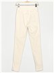 Pantalón superskinny botones