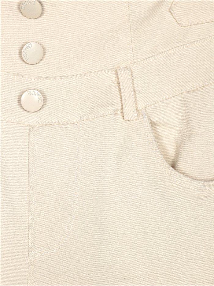 Pantalón superskinny botones