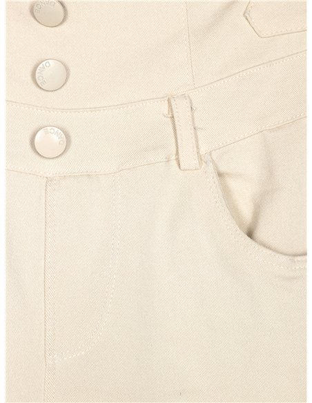 Pantalón superskinny botones