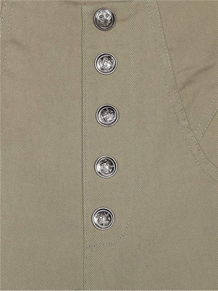 Pantalon super skinny à boutons