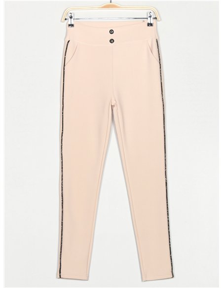 Pantalón elástico strass