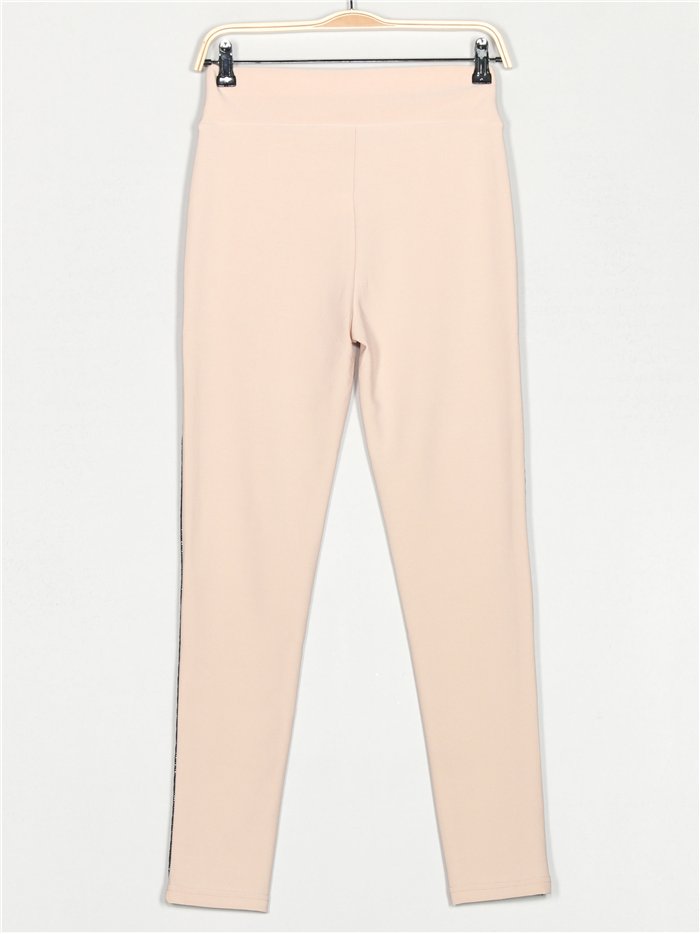 Pantalón elástico strass