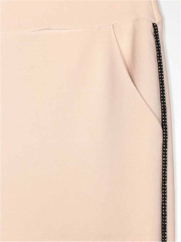 Pantalón elástico strass
