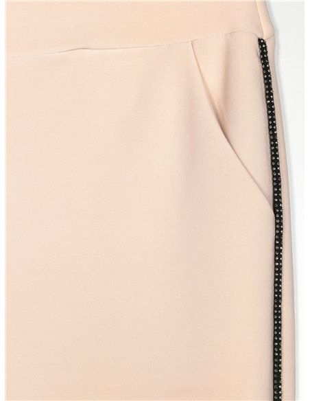 Pantalón elástico strass