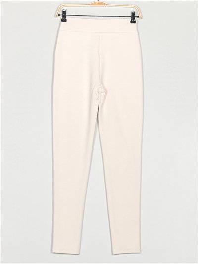 Pantalón elástico detalle metálico 2