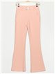 Pantalón flare detalle metálico