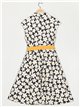 Vestido camisero floral