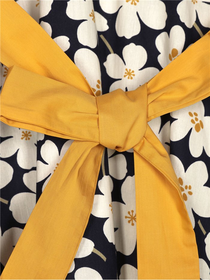 Vestido camisero floral