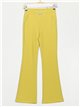 Pantalón flare detalle metálico