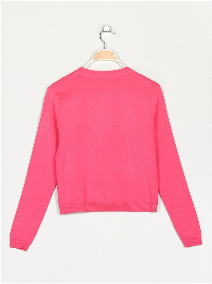 Jersey florecitas bordadas