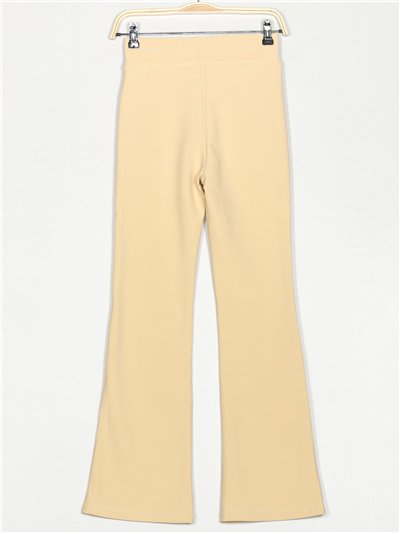 Pantaloni a zampa con dettagli metallici 2