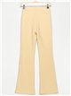 Pantaloni a zampa con dettagli metallici