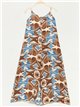 Mono maxi palazzo estampado
