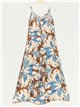 Mono maxi palazzo estampado