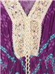 Paillettenbedrucktes Maxikleid