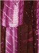 Mono largo tie-dye frunces