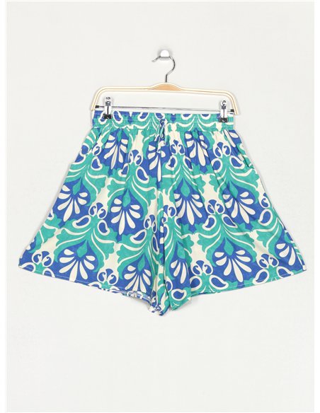 Short estampado talla grande