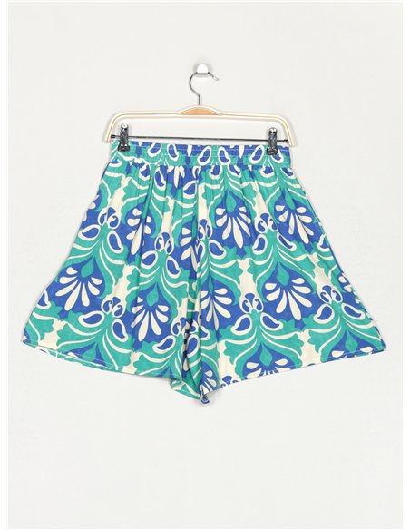Short estampado talla grande