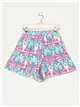 Short estampado talla grande