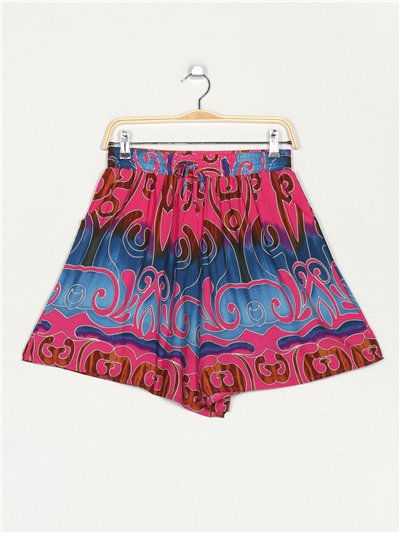 Short estampado talla grande