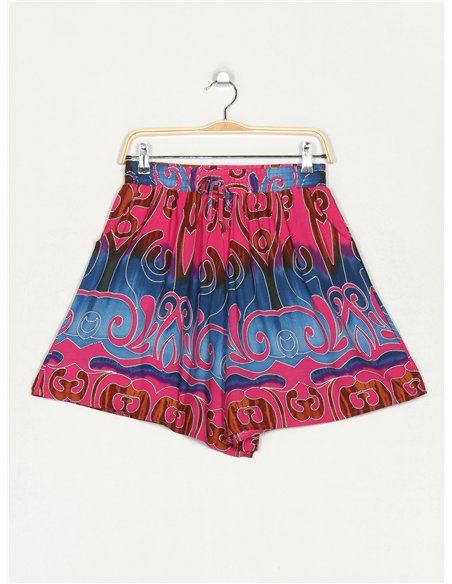 Short estampado talla grande