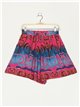 Short estampado talla grande