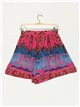 Short estampado talla grande