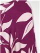 Blusa hojas talla grande