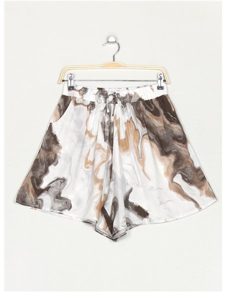 Short estampado talla grande