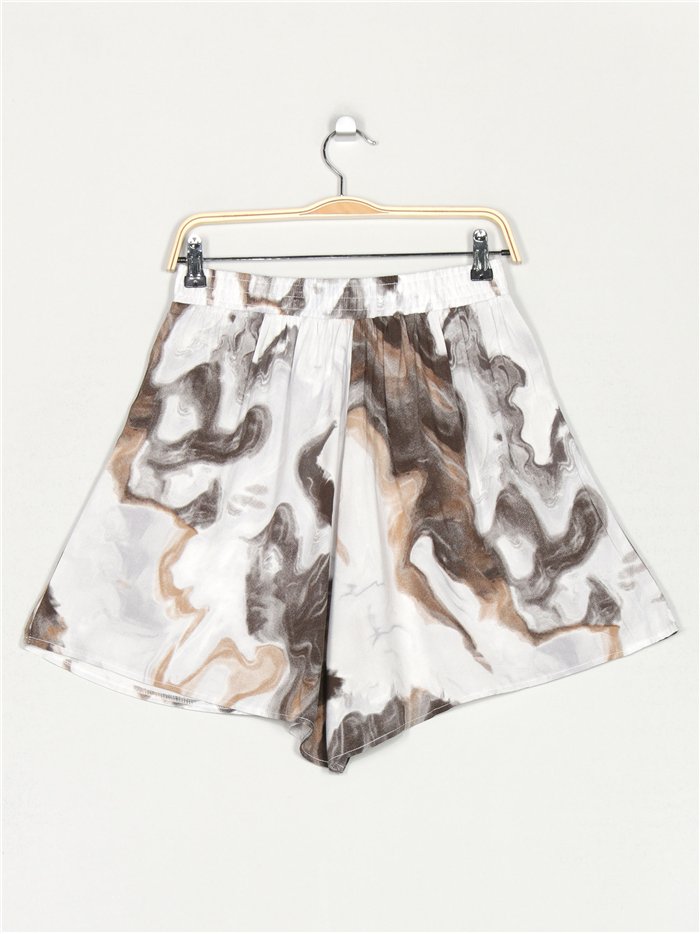 Short estampado talla grande