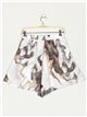 Short estampado talla grande