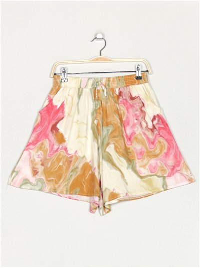 Short estampado talla grande
