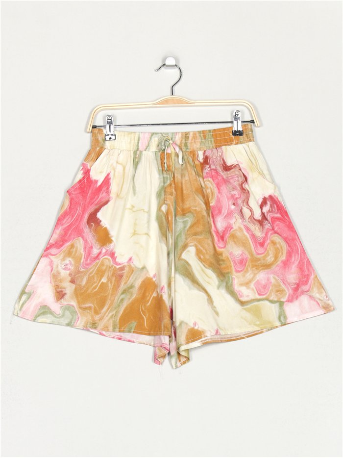 Short estampado talla grande