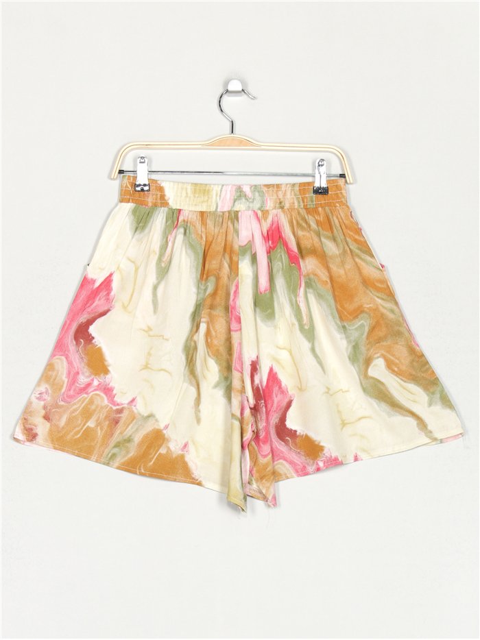Short estampado talla grande