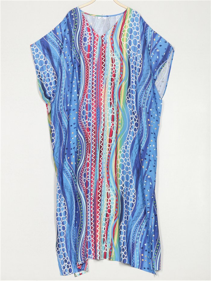 Vestido maxi estampado