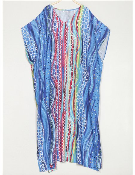 Vestido maxi estampado