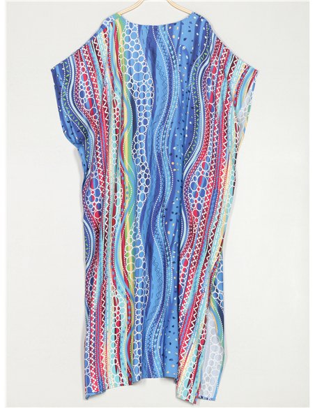 Vestido maxi estampado