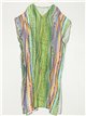 Vestido maxi estampado