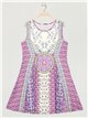Vestido fluido estampado