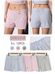 Short de rayas con botones laterales