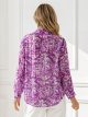 Camisa estampada efecto seda