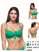 Top bikini con lazo delantero