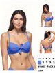 Top bikini con lazo delantero