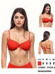 Top bikini con lazada frontal