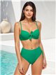 Braguita bikini alta con frunce lateral