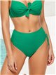 Braguita bikini alta con frunce lateral